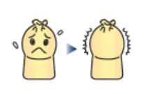 真性包茎の画像