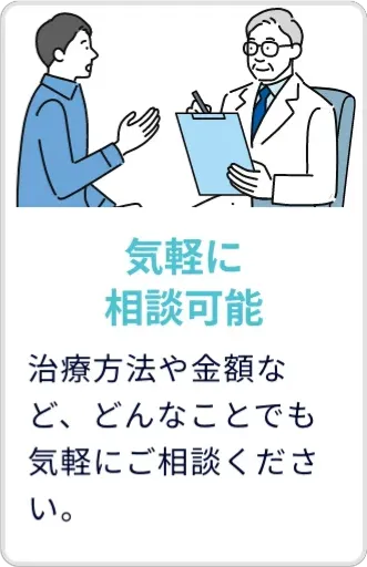 口コミ評判の良いABCクリニック　気軽に相談可能